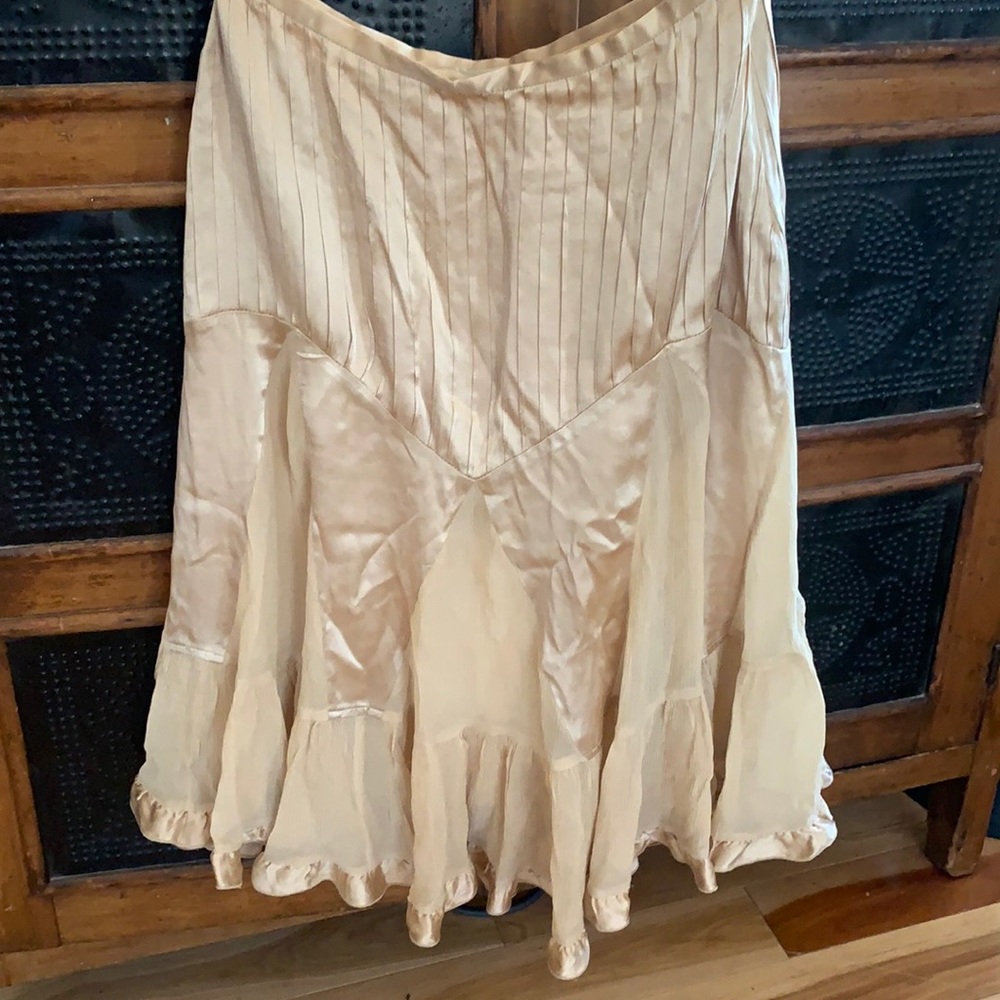 Beige skirt